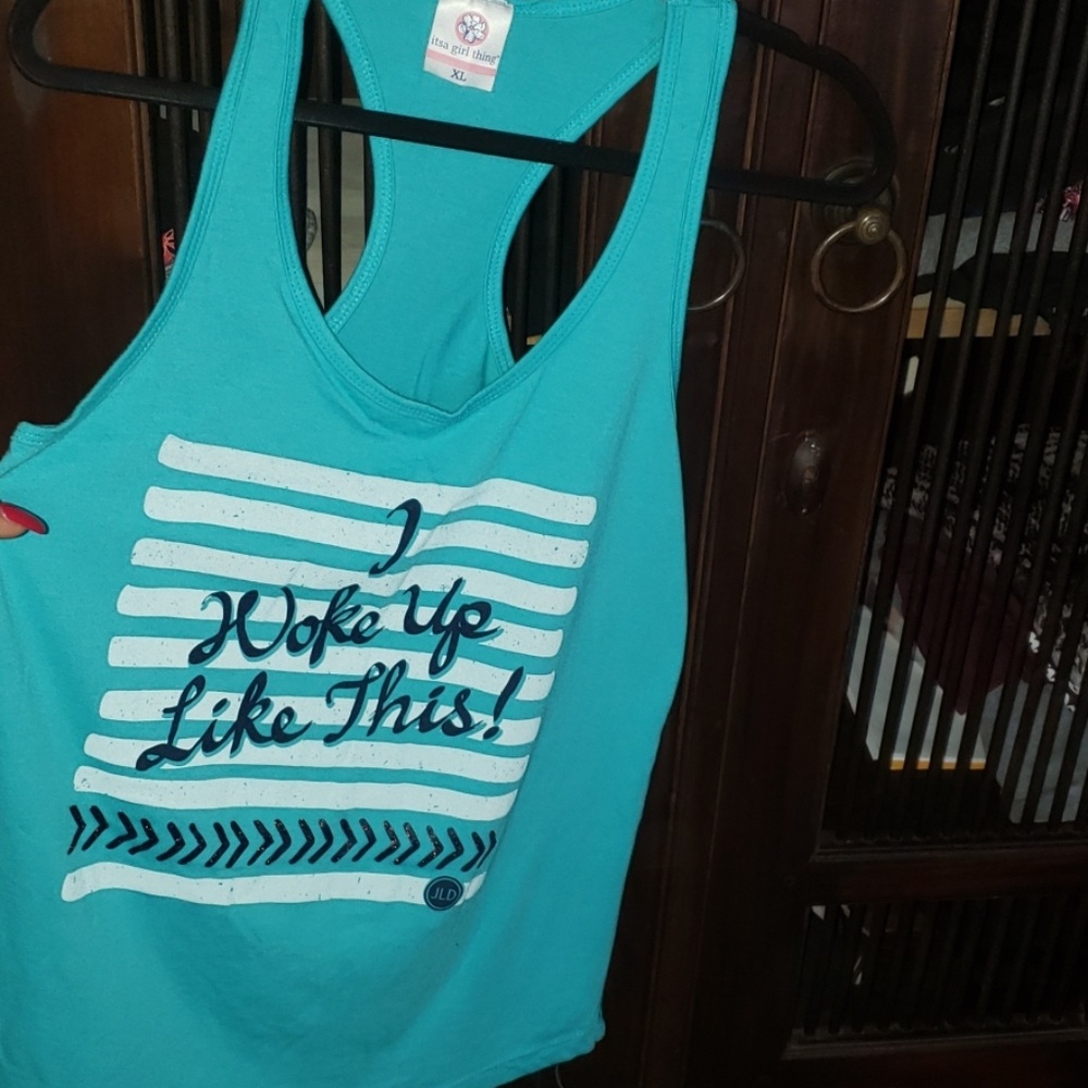 XL-Razor Back Tshirt- "Its a Girl Thing"